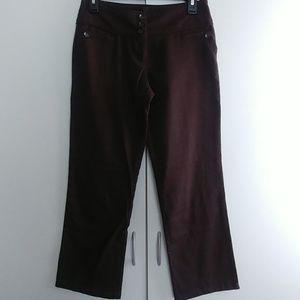 Joe B Brown Women's Dress Pants